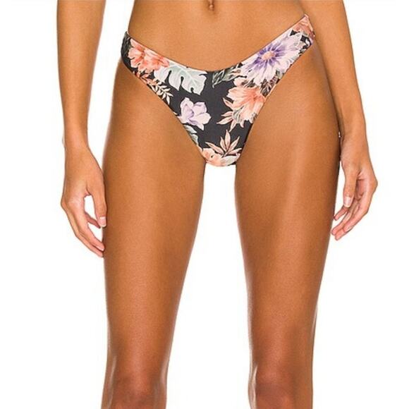 L*Space Cabana Bitsy Bikini Bottom in Forget Me Not Floral Size XS NWT - Picture 1 of 5